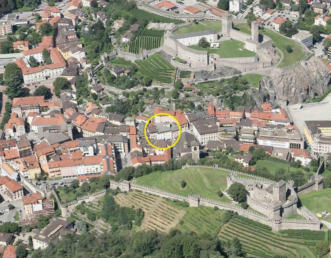 Apartmán Bellinzona Piazza Collegiata Exteriér fotografie